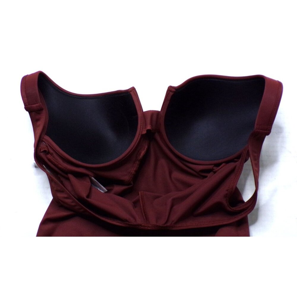 🆕 MIRACLESUIT Must Have Escape Slimming One Piece Swimsuit 12 Brown - Picture 8 of 9